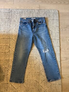 Levi's Light Blue Wedge Straight Jeans